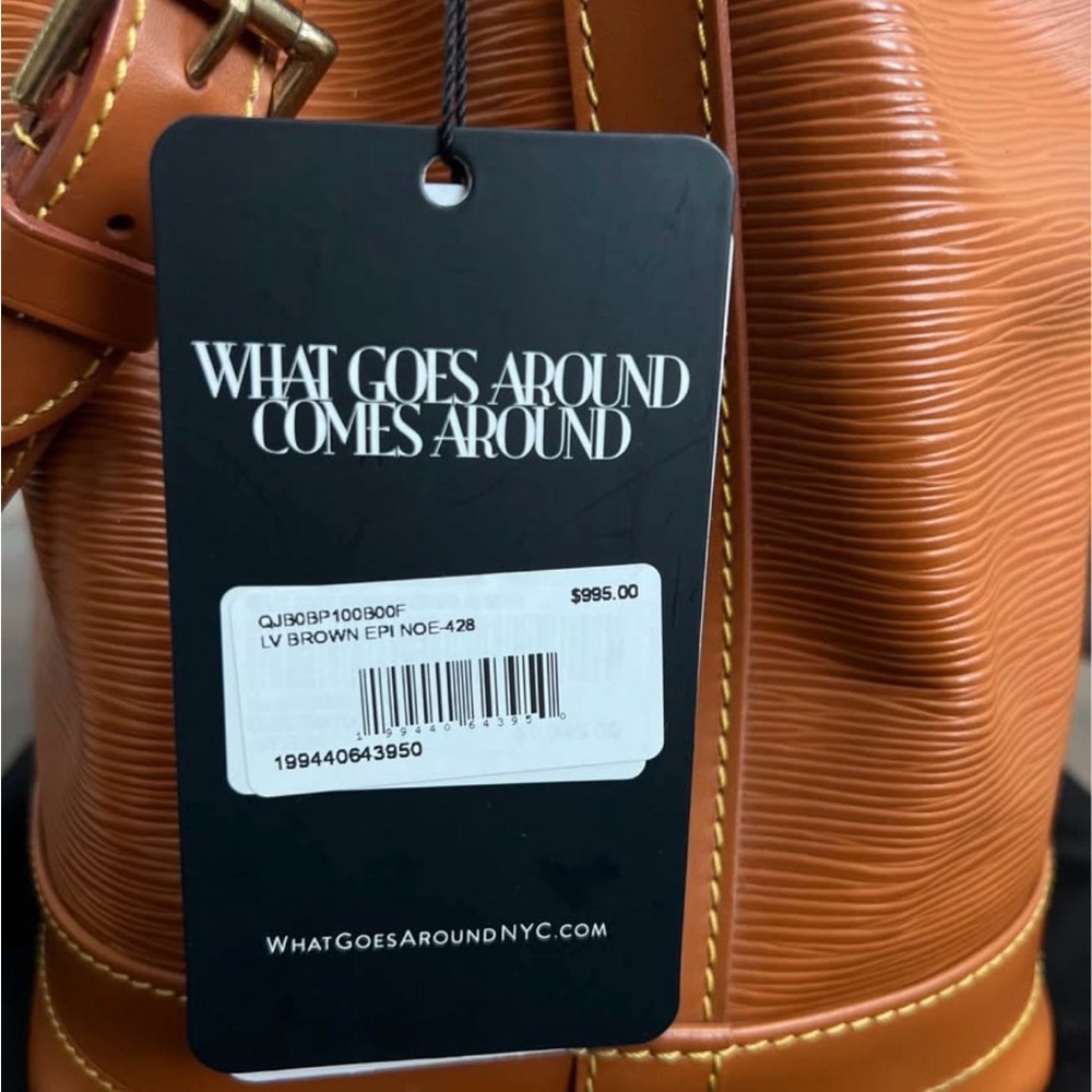 Louis Vuitton Tan Epi Leather Drawstring Bucket Bag - Picture 8 of 8